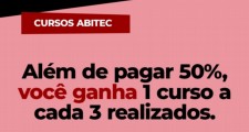 Participe dos cursos online da Abitec com 50% de desconto