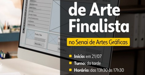 Curso de Arte Finalista do Senai de Artes Gráficas tem reembolso de até 90% para associadas Sindigraf-RS/Abigraf-RS