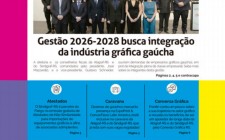 Informativo Conex&#227;o Gr&#225;fica RS passa a ter edi&#231;&#245;es bimestrais em 2026