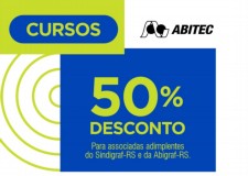 Cursos de embalagem e PCP t&#234;m 50% de desconto para associadas &#224; Abigraf-RS/Sindigraf-RS