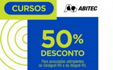 Cursos de embalagem e PCP t&#234;m 50% de desconto para associadas &#224; Abigraf-RS/Sindigraf-RS