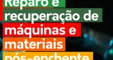 Orienta&#231;&#245;es para reparo e recupera&#231;&#227;o de m&#225;quinas e materiais p&#243;s-enchente