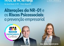 Sindigraf-RS realiza palestra sobre as altera&#231;&#245;es da NR-01 e os riscos psicossociais em 19/05
